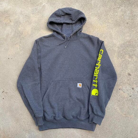 Grey Carhartt hoodie size small - Picture 1 of 4